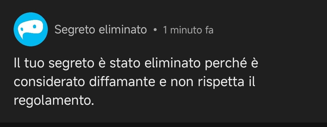 poi dicono che la moderazione non esiste