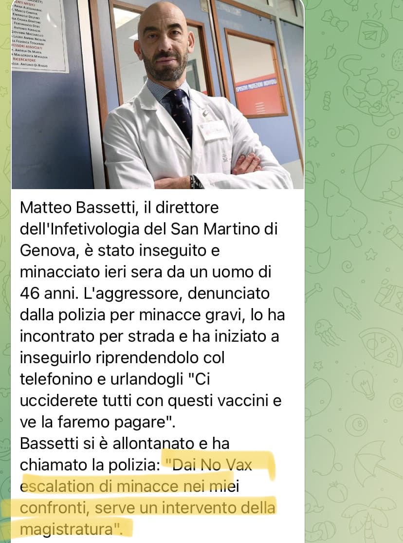 Vaccino obbligatorio subito per chi si comporta così, ora non è un farmaco sperimentale quindi potrebbe considerarsi Tso