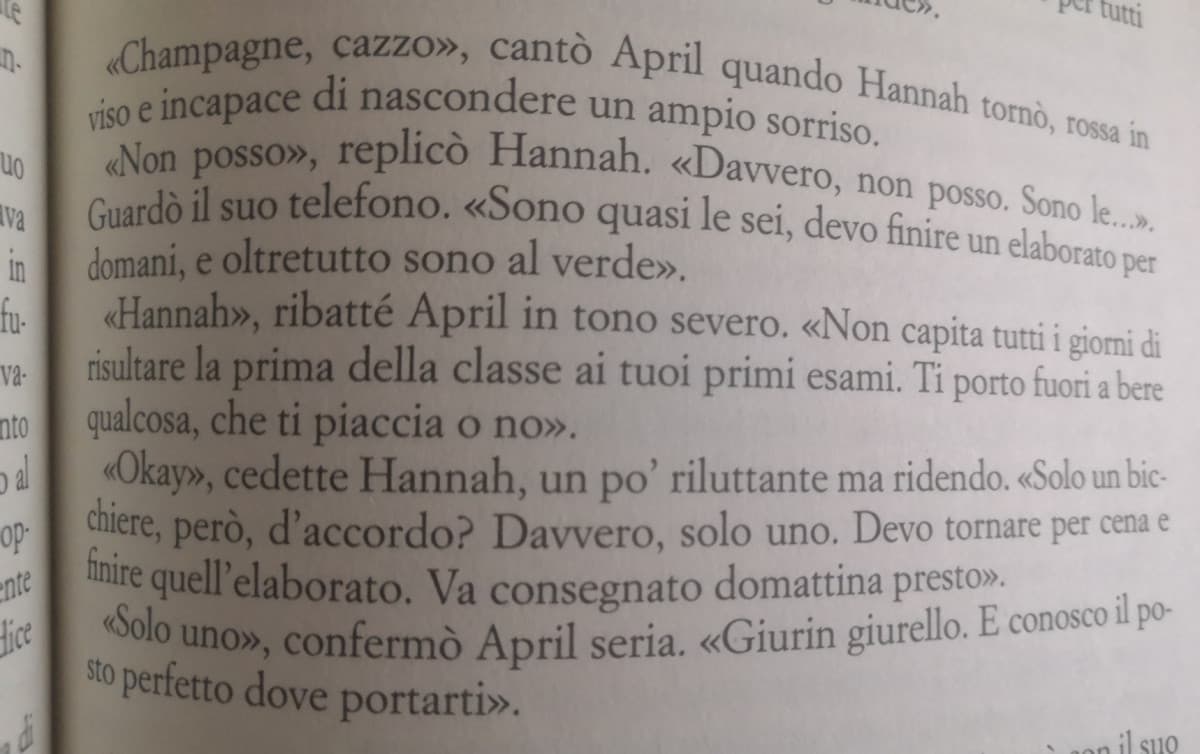 Tutti necessiterebbero di una April nella loro vita.. A volte 