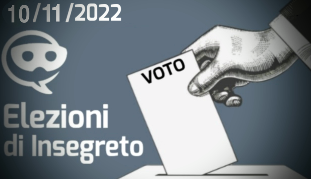 INIZIANO LE ELEZIONI DI INSEGRETO! - ANDATE A VOTARE! 