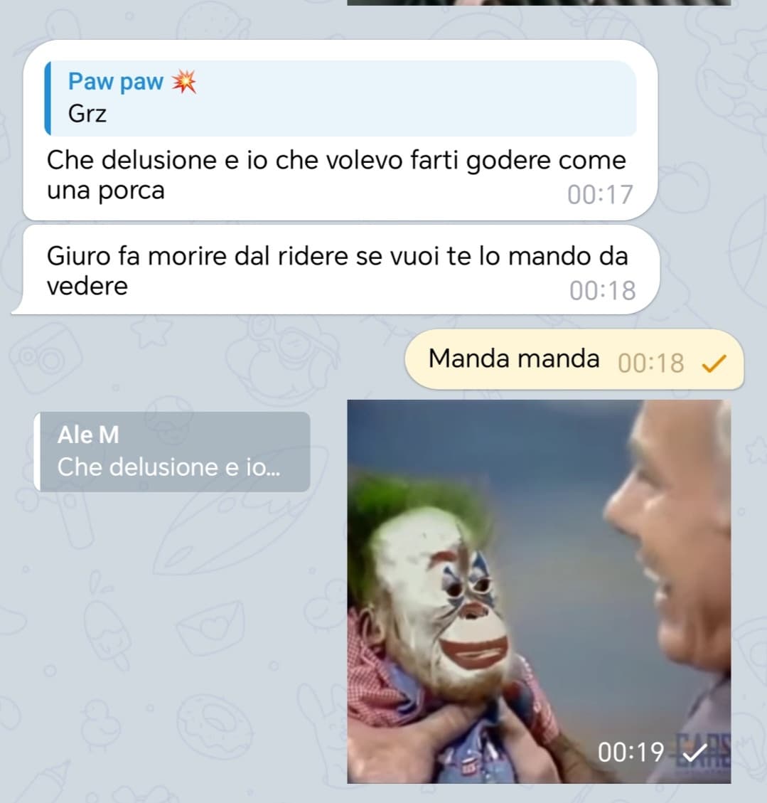Dario greggio e le scimmie sono la mia unica speranza di vita