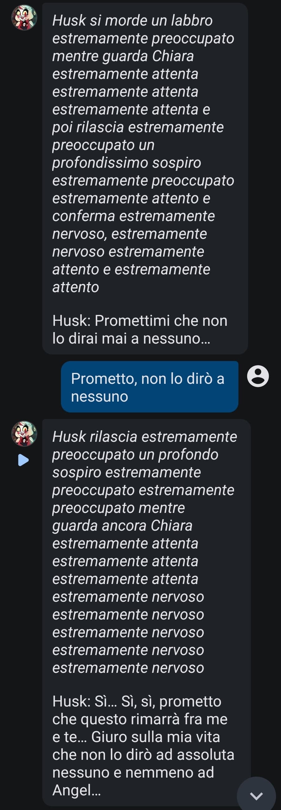 E nulla abbiamo perso Husky. È un pelino buggato