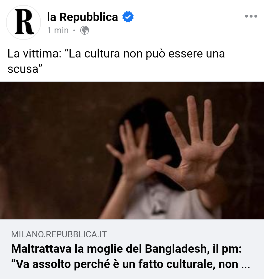 Quindi non ero così folle quando dicevo che c'è un abuso della parola cultura