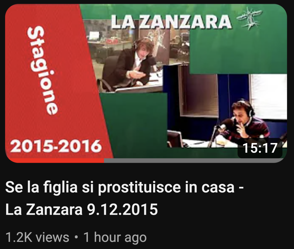 questa chiamata è storica 