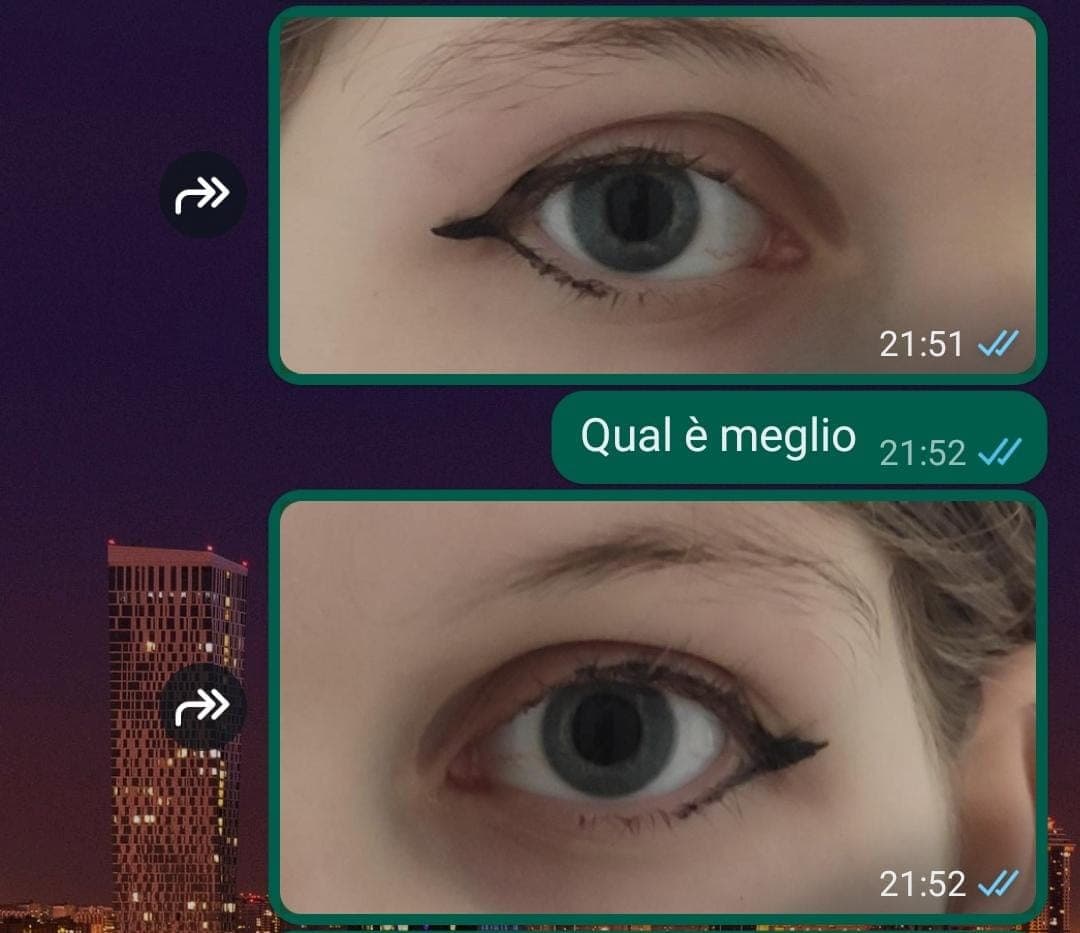 Non lo so mettere, non l'ho mai messo e non riesco a farli uguali🤠