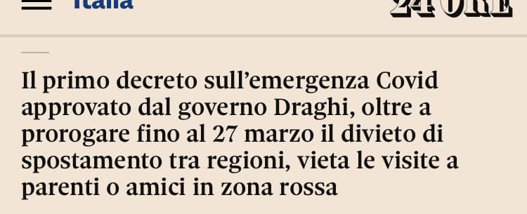 Aiuto, non riesco a capire se dopo il 27 ci si possa spostare tra regioni. Sapete aiutarmi?