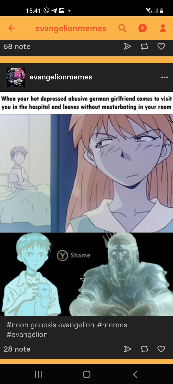 Belli i meme di evangelion su tumblr