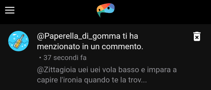 Non  so a cosa ti riferisca, ma vola basso anche tu che sei di gomma