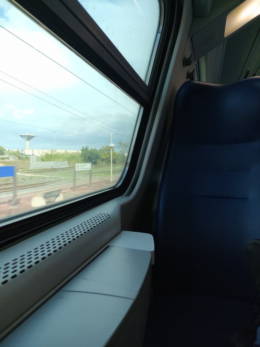 Non ho visto nessuno sul treno da quando sono salito, ho paura