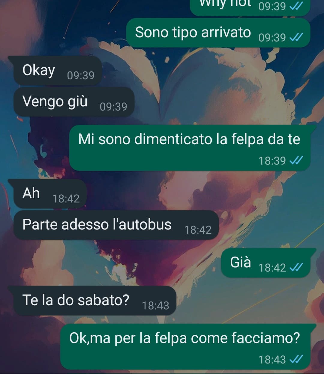 Uno dei miei migliori messaggi 