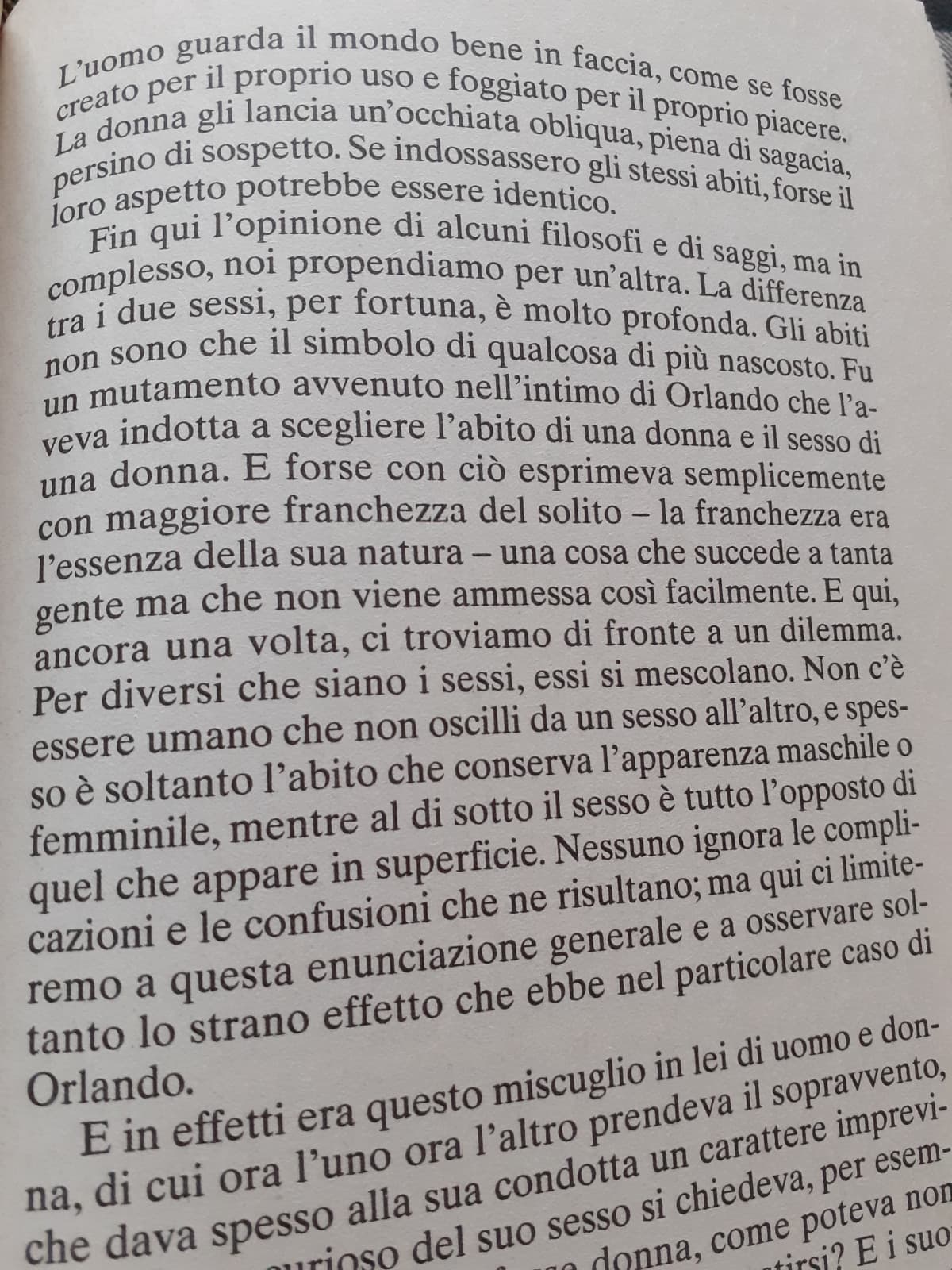 Ogni tanto mi stupisco di quanto fosse avanti Virginia Woolf...