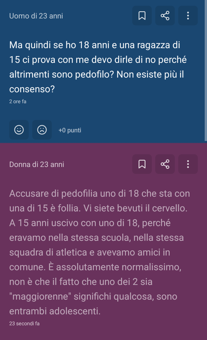 Chissà perché entrambi hanno 23 anni