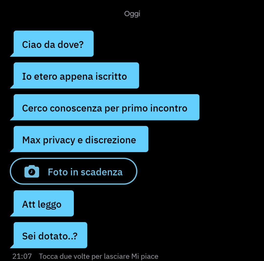 Sono etero, ma me lo metti in culo?
