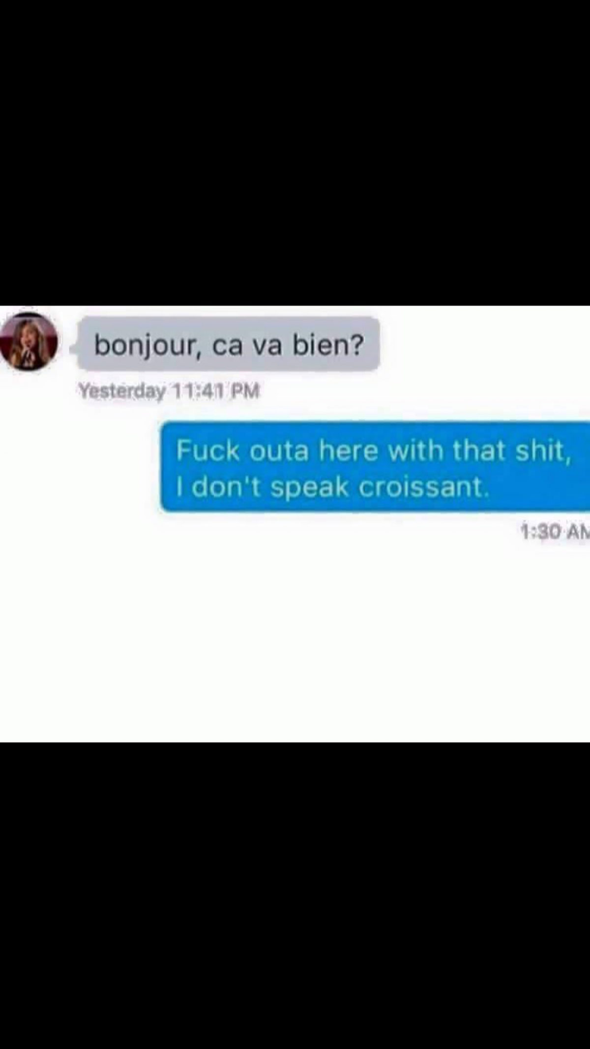 CIT~ i don’t speak croissant. 