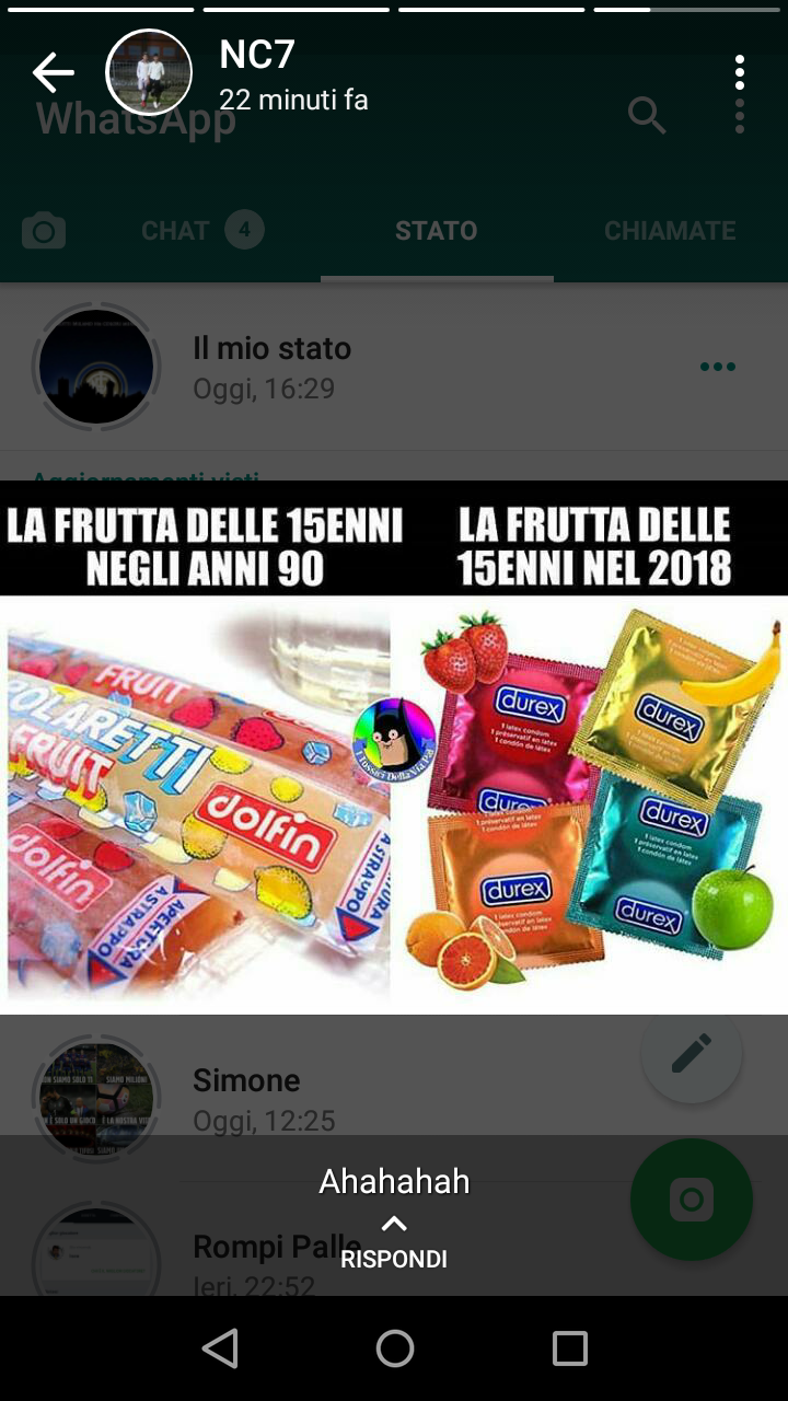 Personalmente le voglio alla fragola