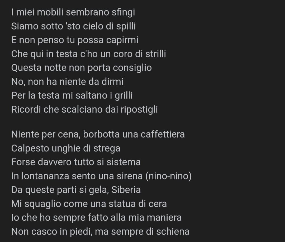 fare un sacco di cose e non sentirsi appagata veramente da nessuna è deprimente