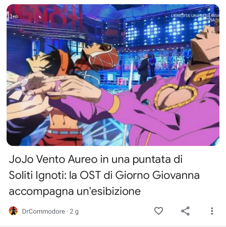 cosa mi dite di bello?