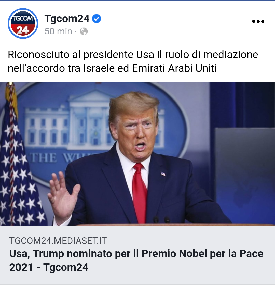 Ho letto che dal 1928 che ogni presidente usa inizia una guerra nel primo mandato,questo ciccino ha travolto un record