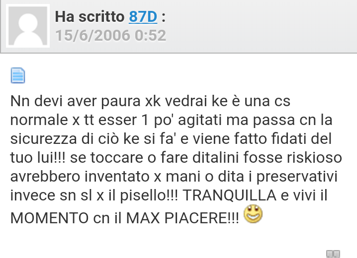 menomale che é del 2006........