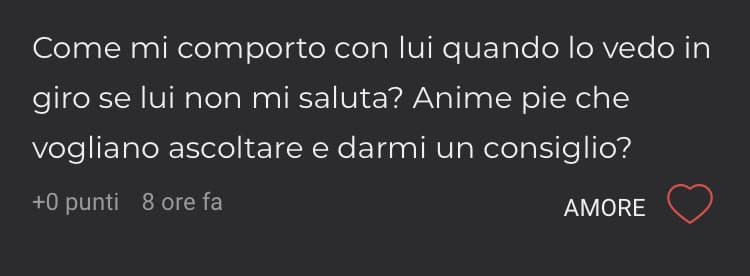 Consigli ?