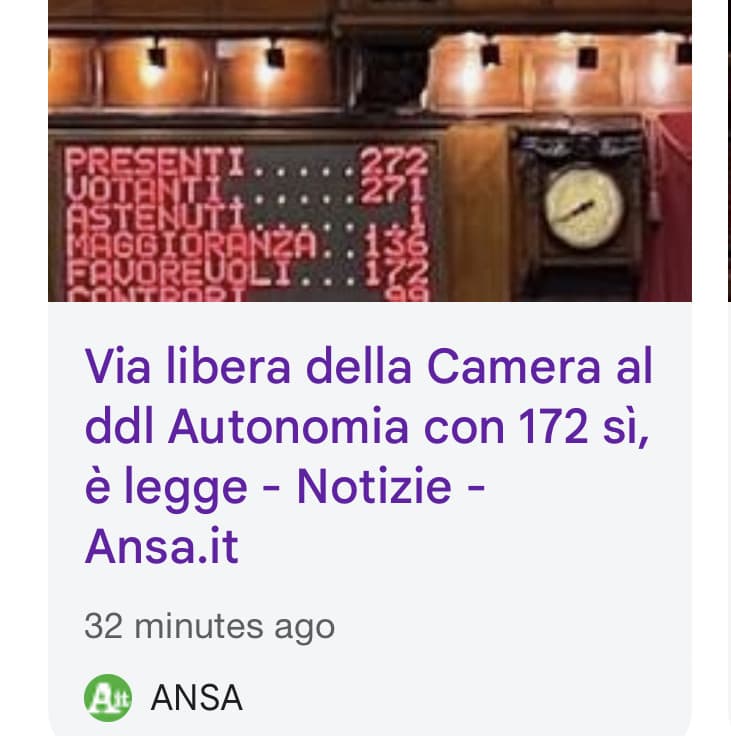 Il Veneto è da oggi regione autonoma!!!