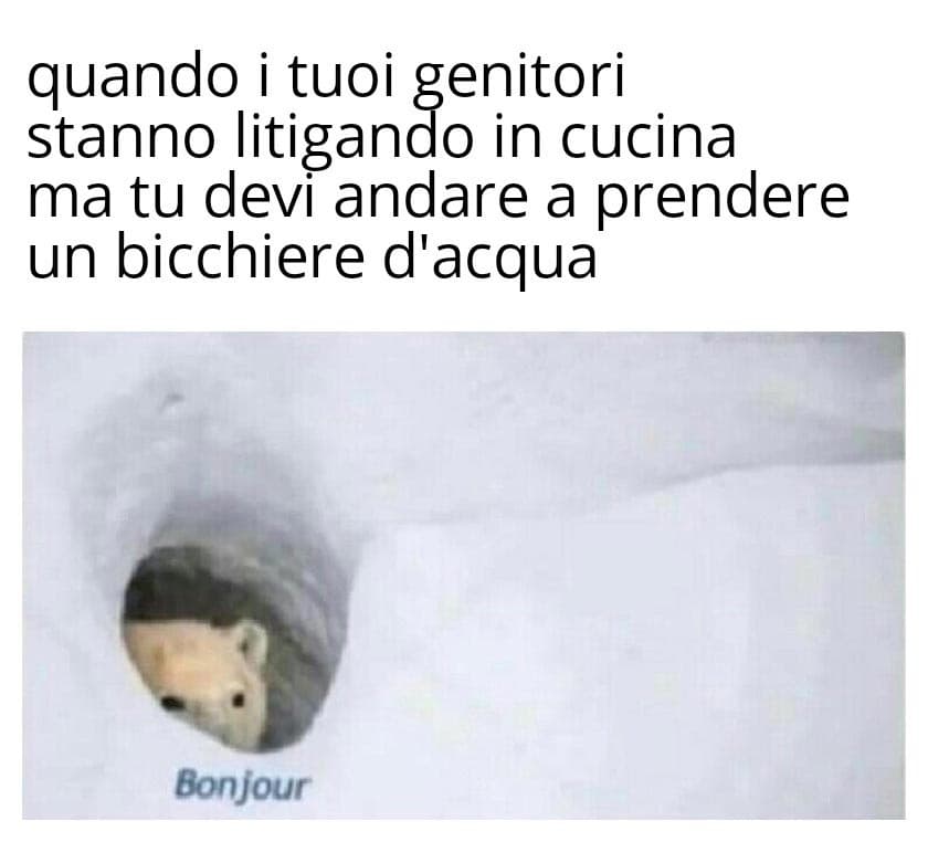 scherzo io non bevo acqua