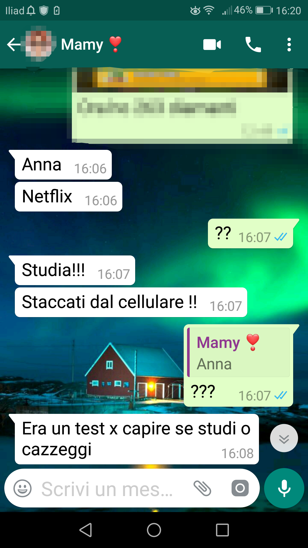 Mia mamma è a un altro livello.