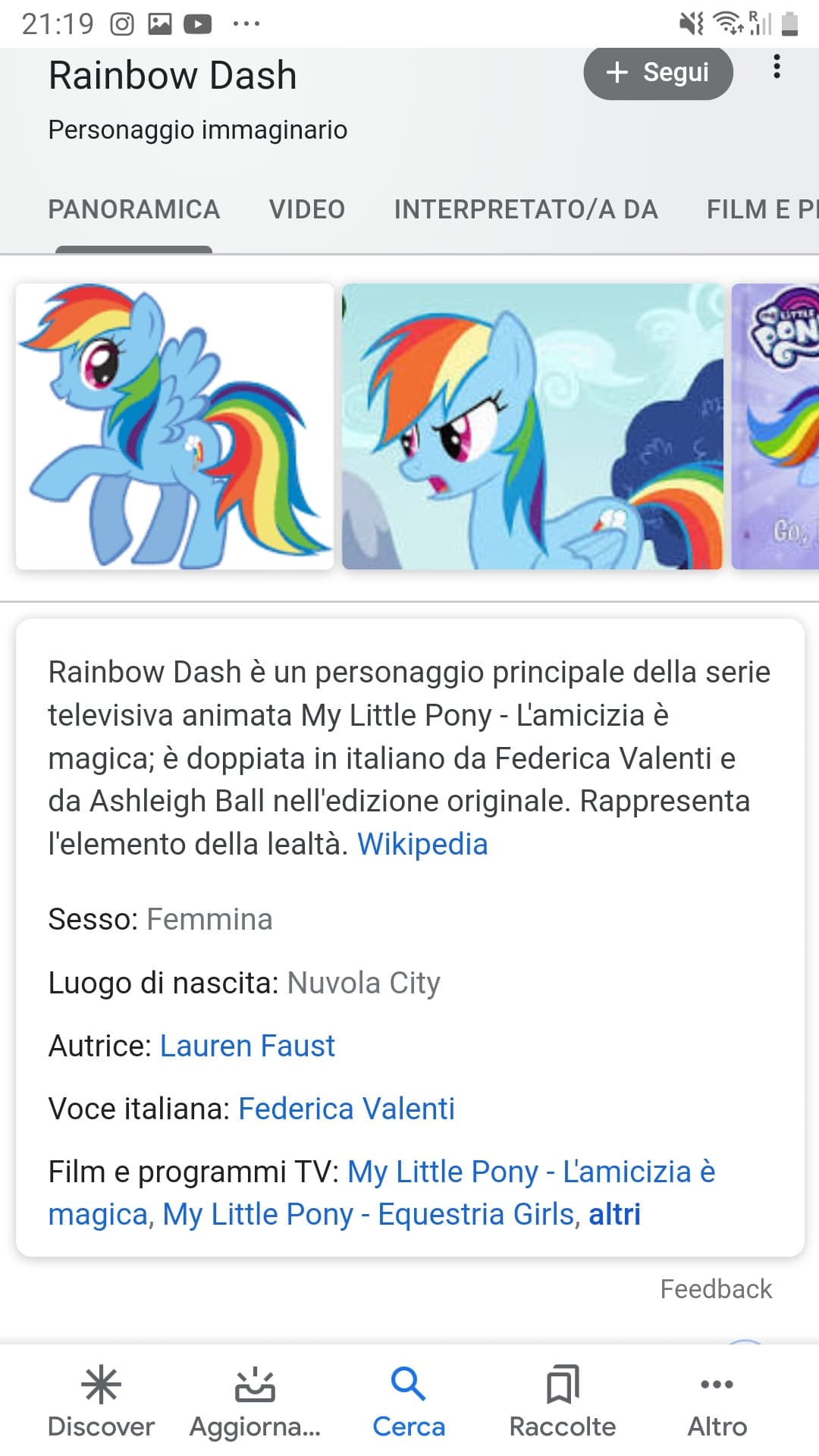 Ma io ho sempre pensato che fosse un maschio 