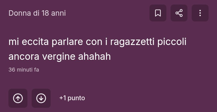 se questa cosa l'avesse detta un ragazzo sarebbero partiti mille insulti.