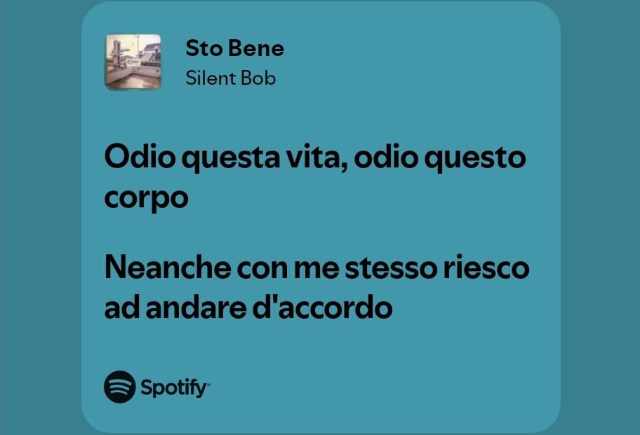 l'idea di non contare un cazzo per nessuno ultimamente mi assilla più del solito