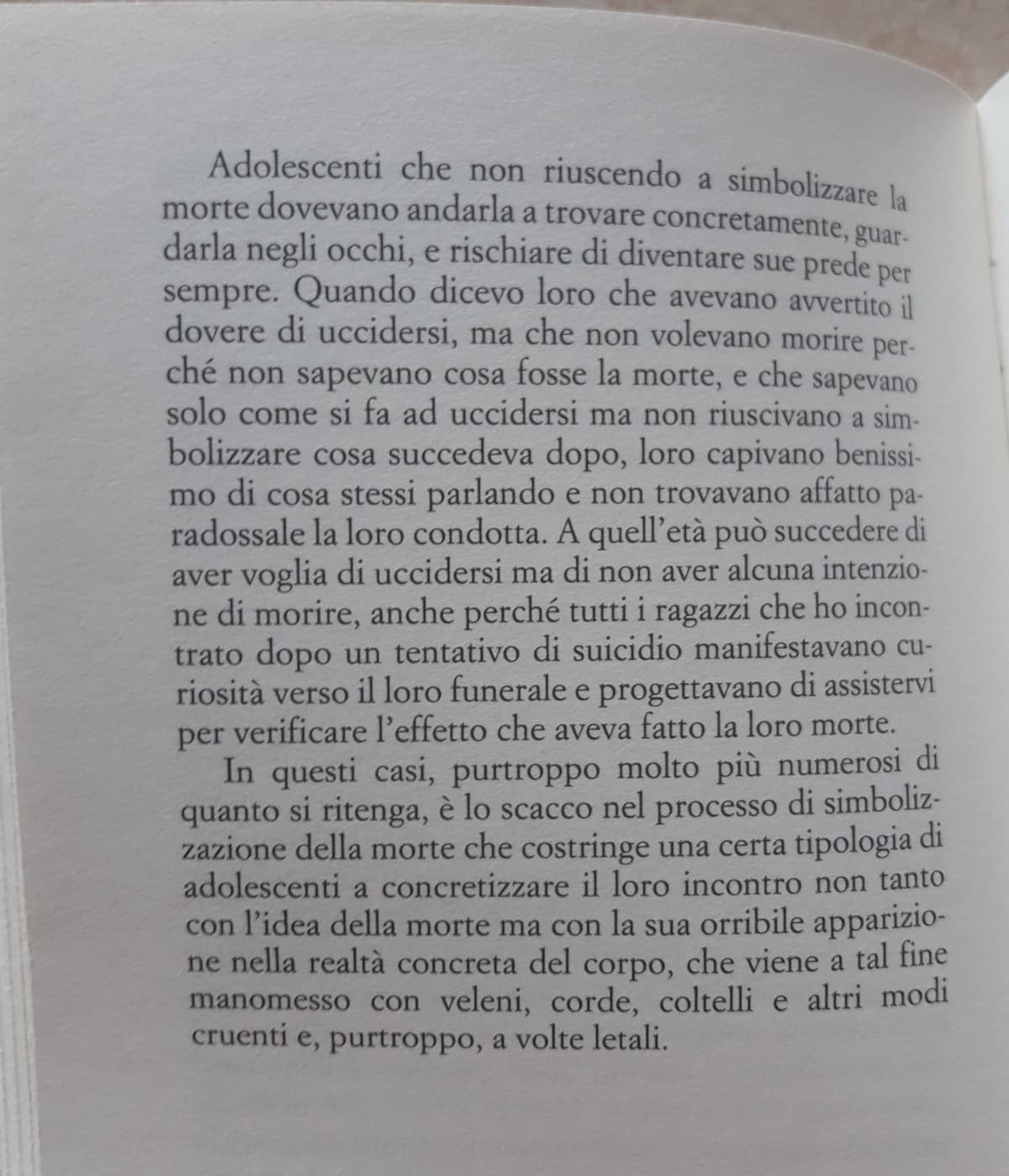 Sto leggendo un libro per la scuola e mi ha colpito questa parte ?