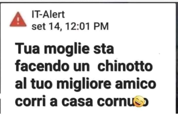 Aiuto mi è arrivato anche a me il messaggio di IT alert cosa devo fare