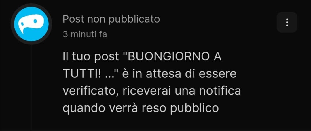 Inse non vuole che vi dia il buongiorno, vabbè... 