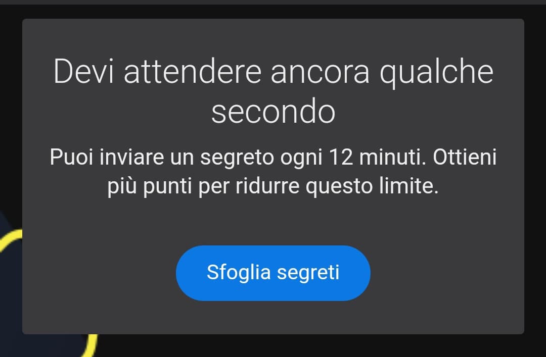 Nella vita niente è più lungo di questo "qualche secondo"