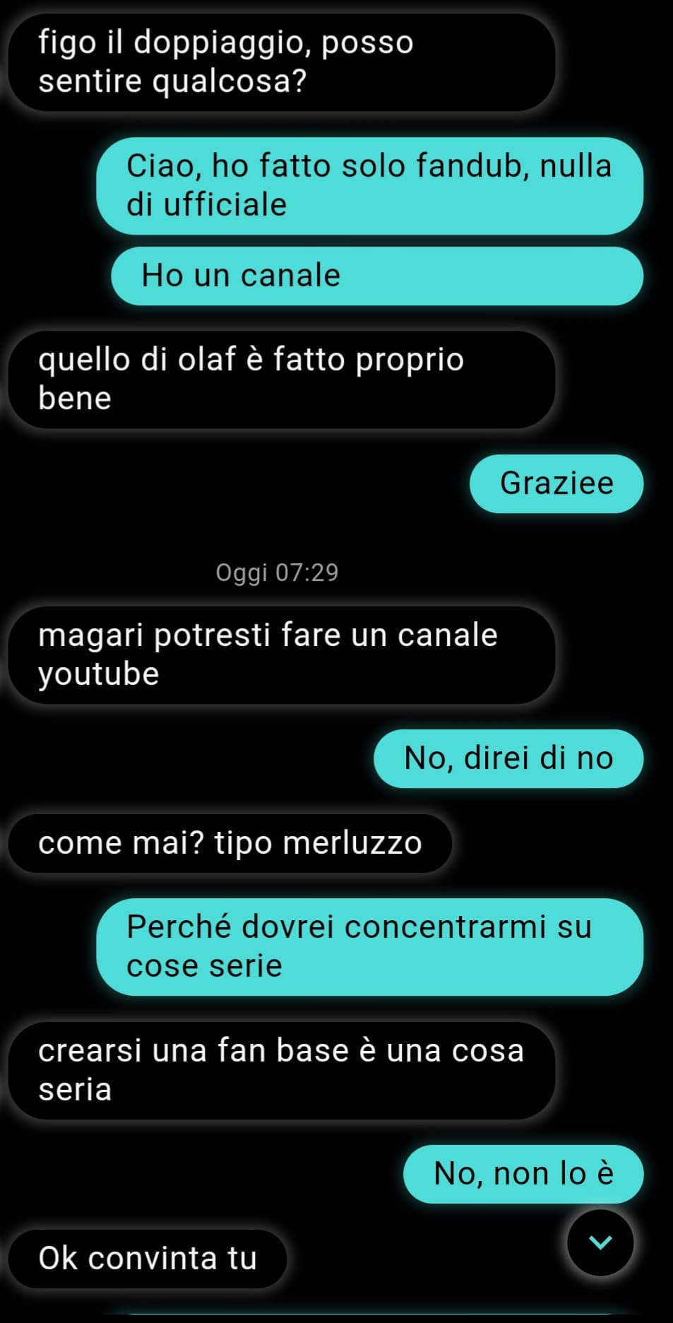 Uomo viene contraddetto, uomo piange