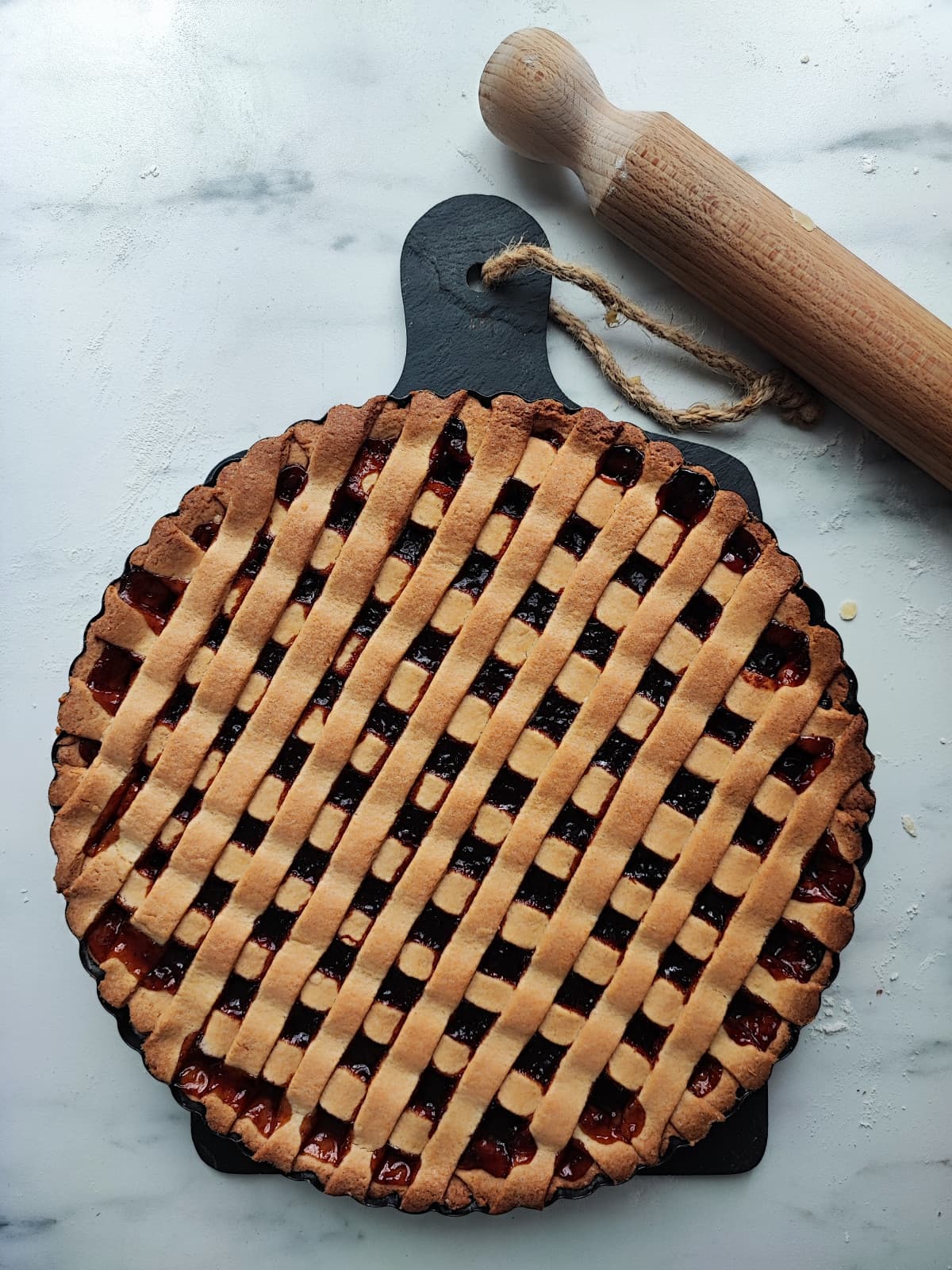 I risultati di una domenica pomeriggio..posso dire di essere molto soddisfatta di questa crostata 😍