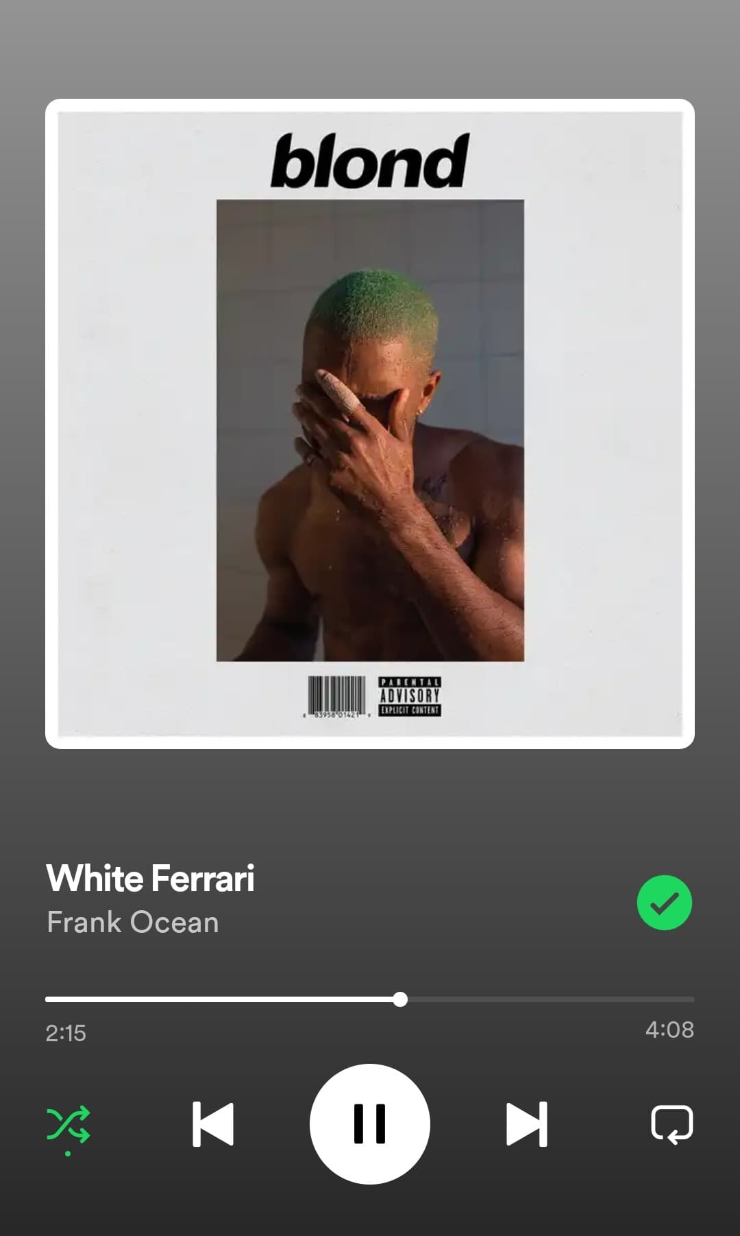 NON ME NE FOTTE UN CAZZO CHE È MAINSTREAM STA CANZONE MI CONTINUERÀ A PIACERE PER SEMPRE VA BENE 🙏🏻⁉️