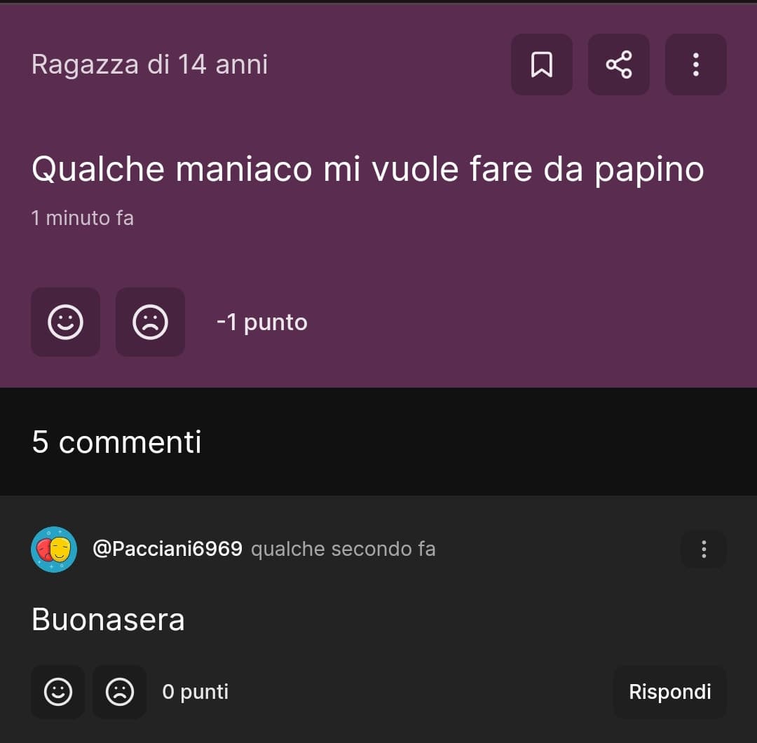 la cosa + divertente che abbia letto stasera grazie Pacciani69