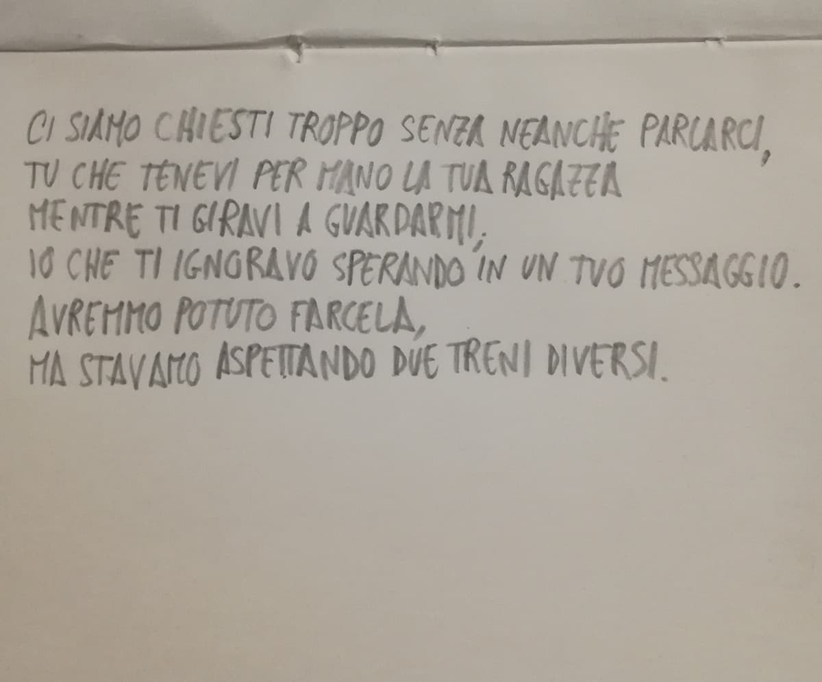 "Amanti in metropolitana" ?