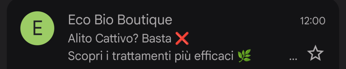voglio inoltrare questa mail al 28enne