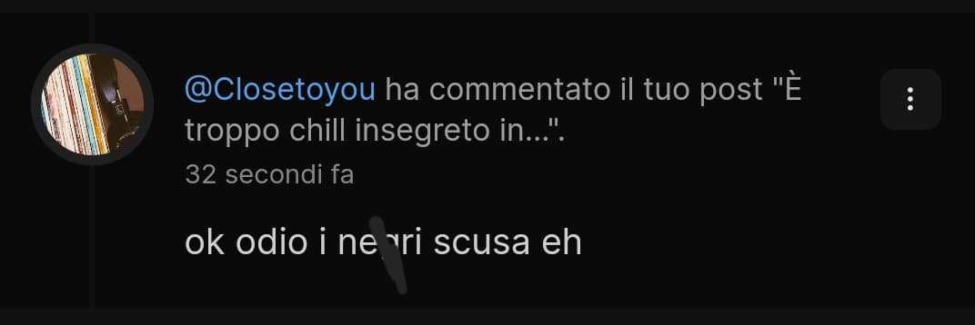 Il bro pensava di cavarsela eliminando il commento 😭😭