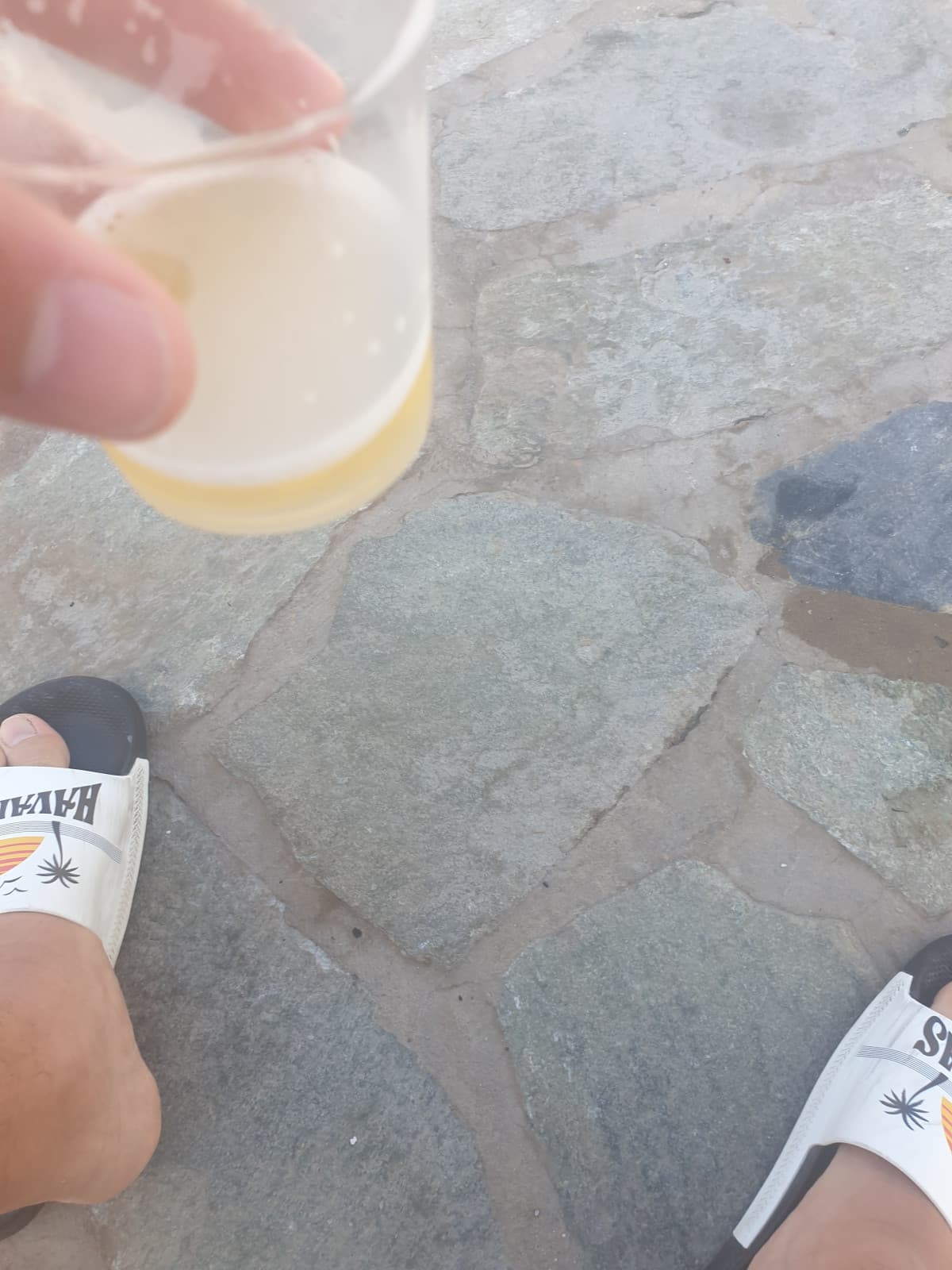 Il bar del villaggio fa altamente cacare ma almeno da la birra gratis alla spina. Col venticello fresco e la vista mare è una pacchia