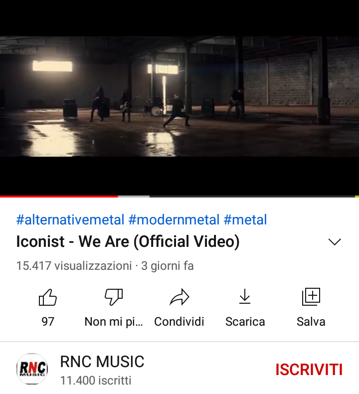 Per caso ieri ho ascoltato una canzone che era apparsa in un annuncio. Si chiama "we are" di un gruppo emergente presumo, cioè gli iconist. A mio parere è molto bella, vi consiglio di ascoltarla