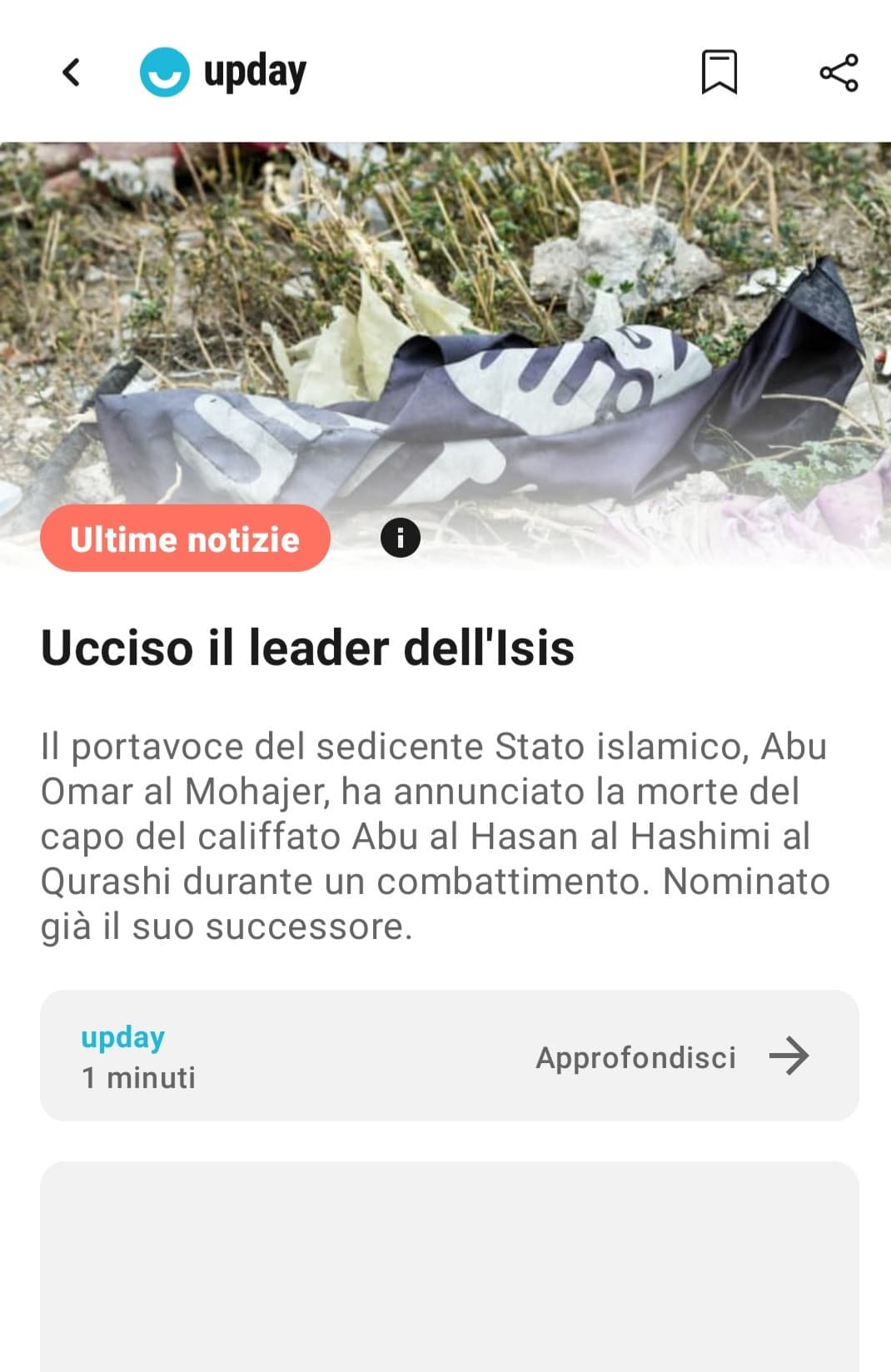 Finalmente una bella notizia 