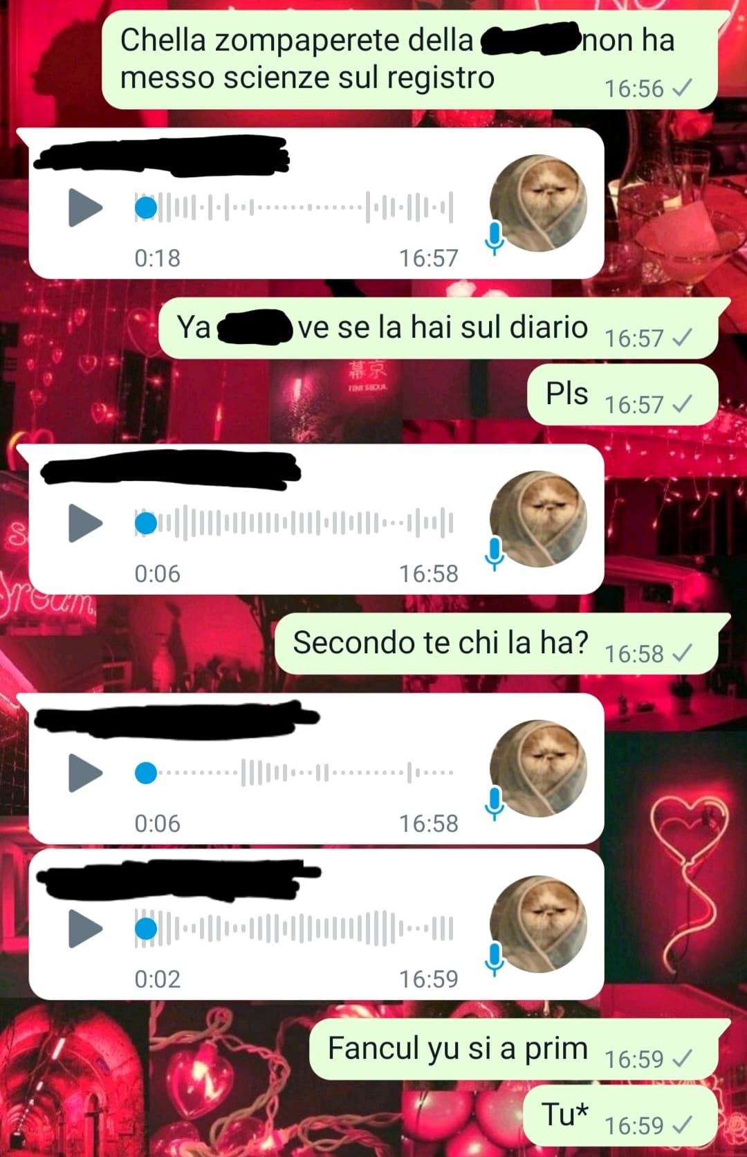 Quando la tua unica amica affidabile non ha i compiti