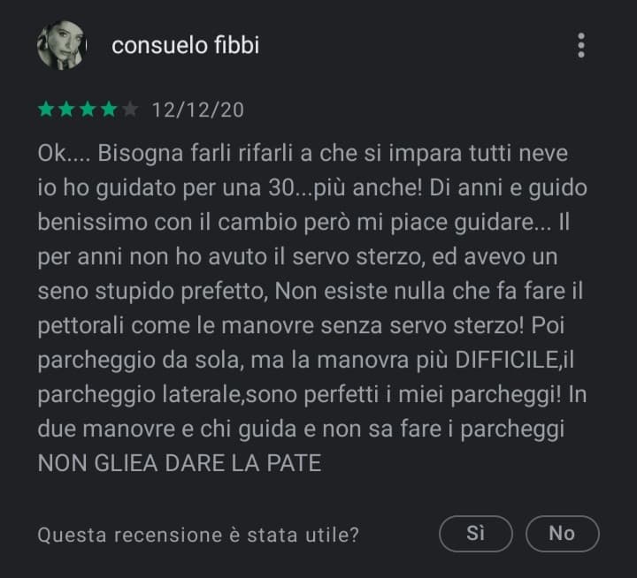 Sì sì, assolutamente, sono d'accordo