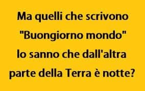 Lo sanno???