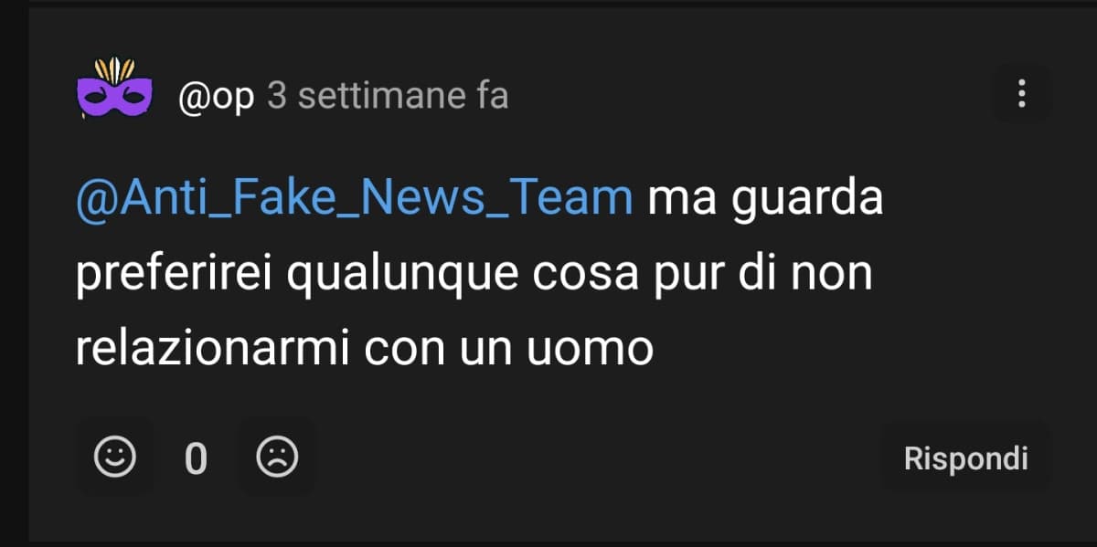 Siamo così merde?