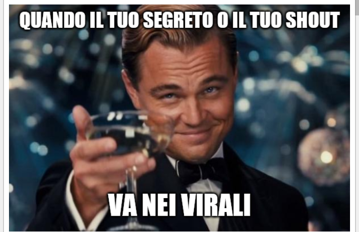 E lì ti senti famoso