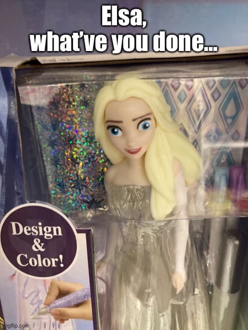 comunque elsa di Frozen è 